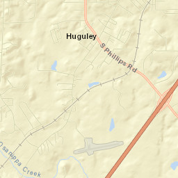 Huguley Street Map