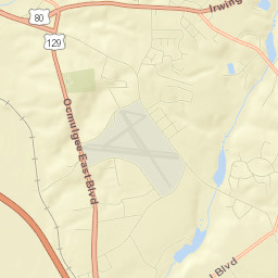 4076-4128 Ocmulgee E Blvd, Macon, GA Street Map