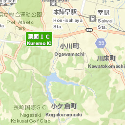 Isahaya Street Map