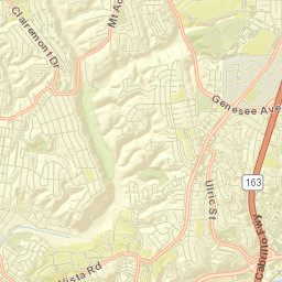 7240-7298 Linda Vista Rd, San Diego, CA Street Map