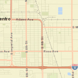 El Centro Street Map