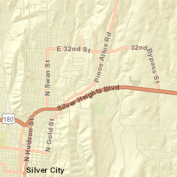 Silver City Street Map