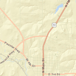1501-1699 East 8th Street, Weatherford Street Map