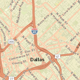 498 Elm Street Dallas TX 75202 America Street Map
