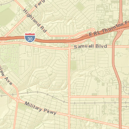 8037-8093 Chariot Drive Dallas TX 75227 Street Map