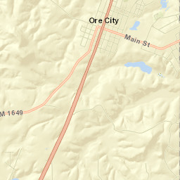 Ore City Street Map
