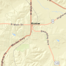 Homer Street Map