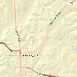Farmerville Street Map