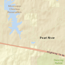 Pearl River Street Map