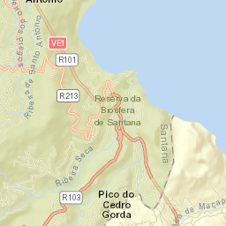 Faial Street Map