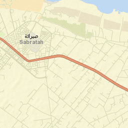 Şabrātah Street Map