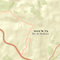Bīr el Maksūr Street Map