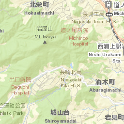 Nagasaki-shi Street Map
