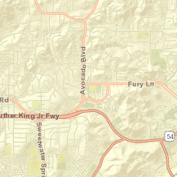 Casa de Oro-Mount Helix Street Map