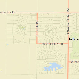 Arizona City Street Map