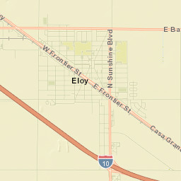 Eloy Street Map
