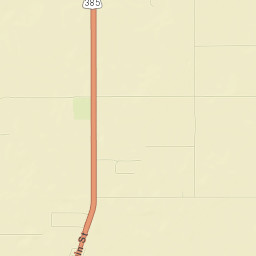 Gaines County Street Map