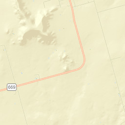 Borden County Street Map