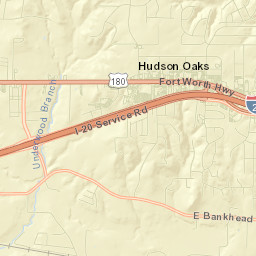 Hudson Oaks Street Map