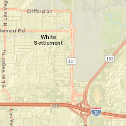 1004-1302 South Las Vegas Trail, White Settlement Street Map