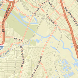 Dallas County Street Map