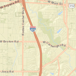 Mesquite, Texas Street Map