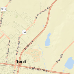 Terrell Street Map