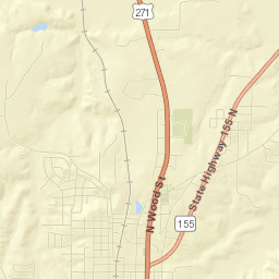Upshur County Street Map