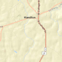 Hamilton Street Map