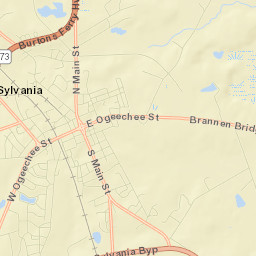 Sylvania Street Map