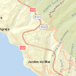 Estreito da Calheta Street Map
