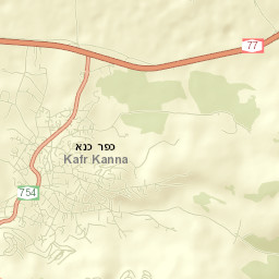Kafr Kannā Street Map