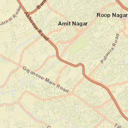 Jammu Street Map