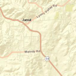 Jamul Street Map