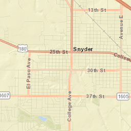 Snyder Street Map
