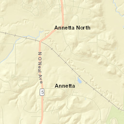 Annetta Street Map