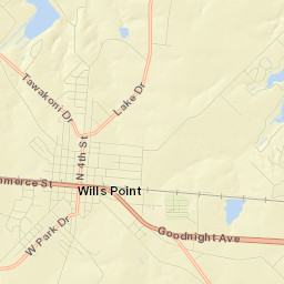 Wills Point Street Map