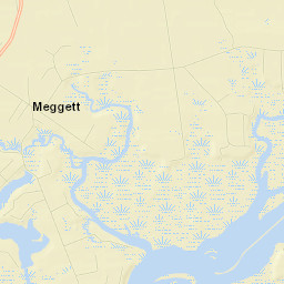 Meggett Street Map