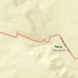 Yavne’el Street Map
