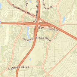 4928-4998 Bryant Irvin Road, Fort Worth Street Map