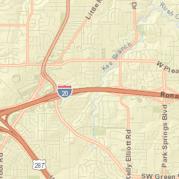 4620 Park Springs Blvd, Arlington, TX Street Map