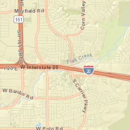 3700-3730 Robinson Road, Grand Prairie, TX Street Map