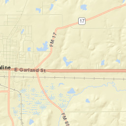 Grand Saline Street Map