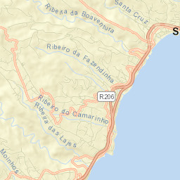 Santa Cruz Street Map