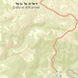 Daliyat al Karmel Street Map