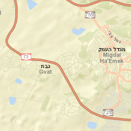Migdal Ha‘Emeq Street Map