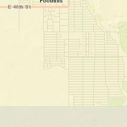 Fortuna Foothills Street Map