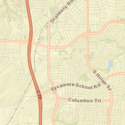 4351 Hulen Circle East, Fort Worth, TX Street Map