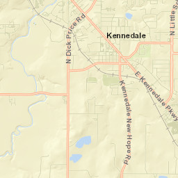 6736 Hudson Village Creek, Kennedale, TX Street Map