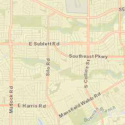 1706 Winter Pass Trail, Arlington, TX Street Map